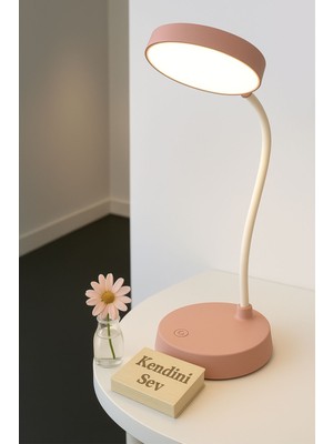 Normadia Şarjlı Ledli Akrobat 360° Masa Lambası, Renkli, Dokunmatik, Ders ve Okuma Işığı