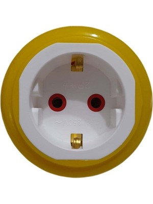 Normadia Sarı LED Gece Lambası, Prizli, Açma/kapama Anahtarlı, Şık ve Pratik Tasarım