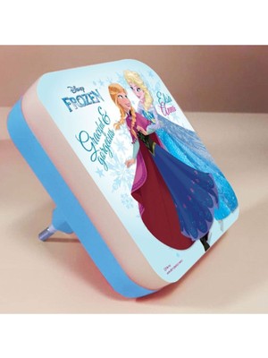 Normadia Frozen Elsa Mini Gece Lambası, LED Işıklı, Şık ve Sevimli Tasarım