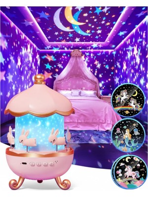 Normadia Çocuklar Için Tavşan Temalı Eğitici ve Eğlenceli Gece Lambası