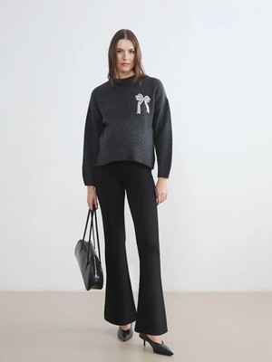 LC Waikiki Karın Panelli Ispanyol Paça Hamile Tayt  (S6)