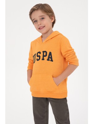 U.S. Polo Assn. Erkek Çocuk Mango Kapüşonlu Basic Sweatshirt 50314005-VR244