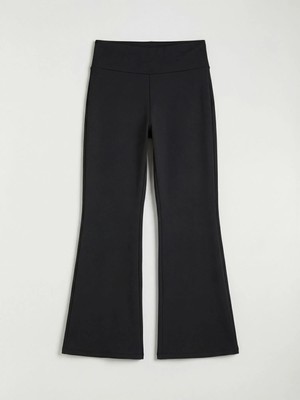 LC Waikiki Beli Lastikli Ispanyol Paça Kadın Spor Tayt  (S6)