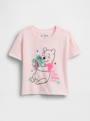 Gap Kız Bebek Pembe Grafik Baskılı T-Shirt