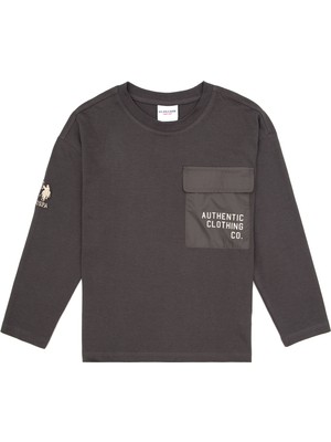 U.s. Polo Assn. Erkek Çocuk Gri Sweatshirt 50316417-VR024