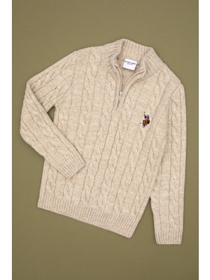 U.s. Polo Assn. Erkek Çocuk Taş Kazak /triko 50315628-VR049