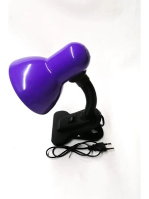 Normadia Modern Mandallı Masa Lambası, E27 Duylu, Akrobat Klipsli, Şık Tasarım