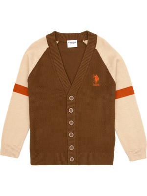 U.s. Polo Assn. Erkek Çocuk Haki Hırka (Triko) 50317146-VR027