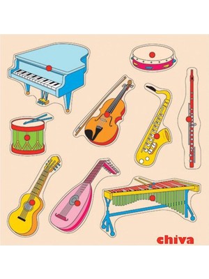 Moresun Buğz 1004-CS Chiva, Müzik Aletleri Ahşap Puzzle