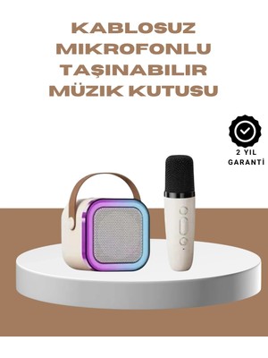 Moresun Buğz Bluetooth Karaoke Mikrofon ve Hoparlör Seti Taşınabilir