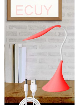 Normadia Çok Renkli Masa Lambası, Pil ve USB ile Kullanım, Okuma ve Çalışma Işıkları