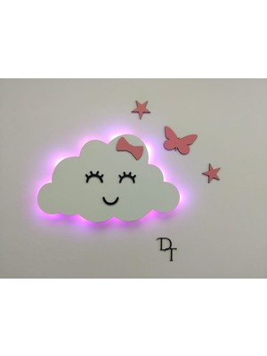 Normadia Renkli Ledli Çocuk Odası Duvar Dekorasyonu, Eğlenceli ve Parlak Tasarım