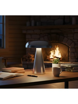 Normadia Çok Fonksiyonlu Dokunmatik Masa Lambası, Gümüş Renk, Şık ve Modern Tasarım