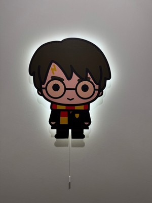 Normadia Ahşap Harry Potter Karakteri Gece Lambası 26X32, Dekoratif ve Şık