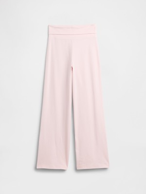 Gap Kız Çocuk Açık Pembe Stretch Jersey Foldover Leggings Tayt