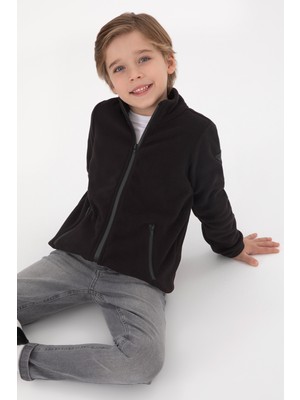 U.s. Polo Assn. Erkek Çocuk Siyah Hırka (Örme) 50313853-VR046