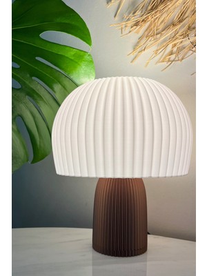 Normadia Modern Mantar Masa Lambası ile Şık ve Aydınlık Ev Dekoru