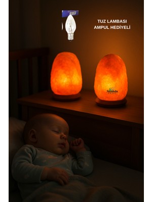 Normadia 2’li 4-6kg Doğal Himalaya Kaya Tuzu Lambası Seti