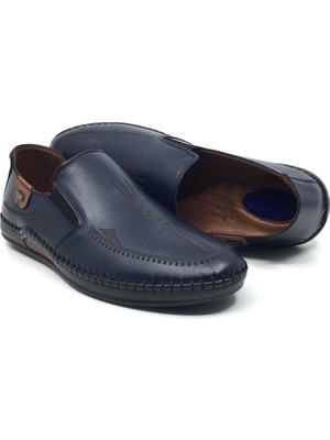 Catelli 575 %100 Hakiki Deri Ortopedik Erkek Yazlık Hafif Rahat Günlük Çarık Terleme Yapmaz Ayakkabı 40-45