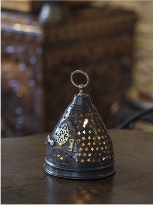 Normadia Bakır Fener Yıldız Kesim Kubbeli Model, Şık ve Zarif Tasarım