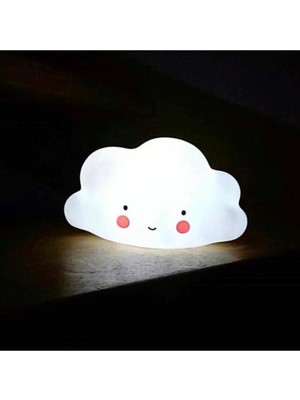 Normadia 3D Bulut Tasarımlı LED Işıklı Gece Lambası, Ortamınıza Renk Katın