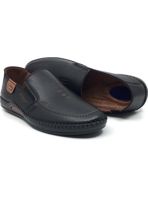 Catelli 575 %100 Hakiki Deri Ortopedik Erkek Yazlık Hafif Rahat Günlük Çarık Terleme Yapmaz Ayakkabı 40-45