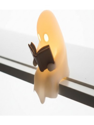 Normadia Sevimli Hayalet Mini LED Lamba, Eğlenceli 2'li Set, Renkli Işıklar