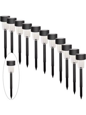 Norino 10'lu Günes Enerjili LED Bahçe Yolu Lambasi- Solar Aydinlatma IP44 Su Geçirmez Isik Setil