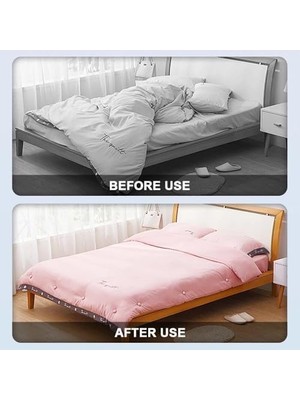 Skygo Yorgan Kılıfı Sabitleyici Mantar Çarşaf Tutucu Nevresim Örtü Düzenleyici Düğme Seti (Tek, Bej, 4)