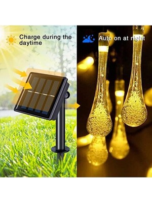 Norino 10'lu Günes Enerjili LED Bahçe Yolu Lambasi- Solar Aydinlatma IP44 Su Geçirmez Isik Setil