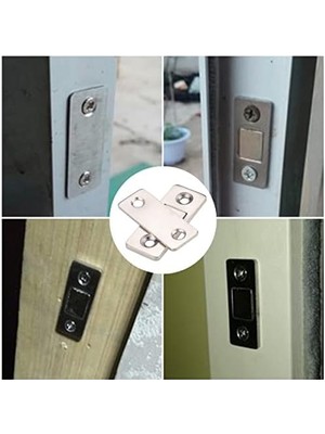 Skygo 2 Çift Çok Amaçlı Kapı Kapak Dolap Çekmece Mobilya Durdurucu Kapatıcı Mıknatıslar