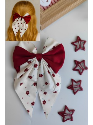 Kiraz Figürlü Fiyonk Toka ve Çıtçıt Toka Seti