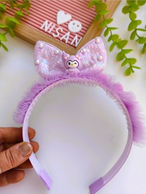 Kız Çocuk Kuromi Inci Boncuklu Taç