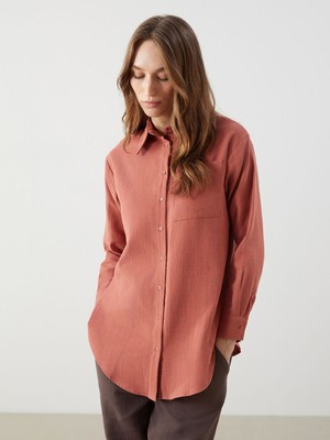 Lc Waikiki Yeni Sezon Loose Fit Müslin Kadın Gömlek Tunik