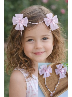 Kız Çocuk Boncuklu Sarkıtlı Kurdele