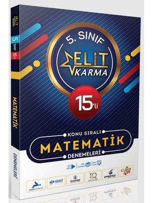 Paraf Yayınları Elit Karma 5. Sınıf 15`li Konu Sıralı Matematik Denemeleri