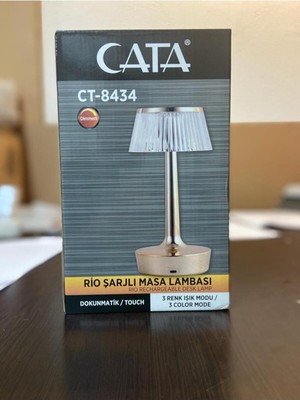 Normadia Şık 3 Renk Dokunmatik Masa Lambası CT-8434