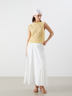 Lc Waikiki Yeni Sezon Beli Lastikli Kloş Etek