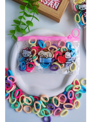 Şeffaf Çantalı Küçük Süper Elastik Havlu Toka