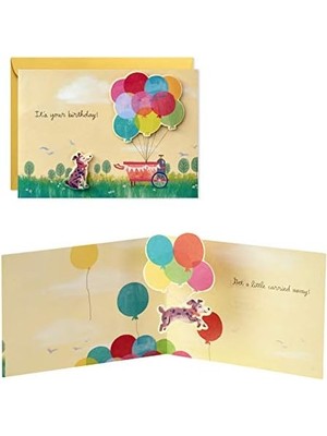 Skygo Wonder Pop Up Birthday Card Çeşitleri (Envelopeli 5 Kart)
