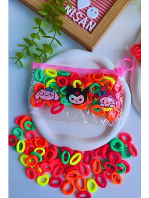 Şeffaf Çantalı Küçük Süper Elastik Havlu Toka