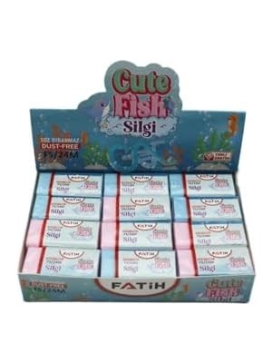 Skygo FS24 Silgi Cute Fish Pvc Soft 24'lü Set