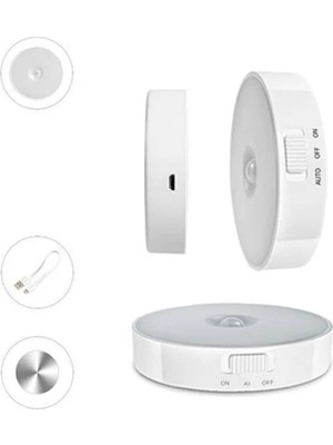 Normadia Şarjlı Mıknatıslı LED Işık, Dolap Içi ve Ev Kullanımı Için Parlak Aydınlatma