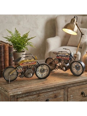 Alvo Store Buğz Yarış Motoru Tasarımlı Masaüstü Saat