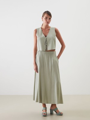 Lc Waikiki Yeni Sezon Beli Lastikli A Kesim Etek