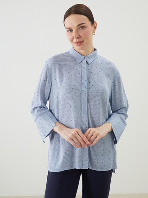 Lc Waikiki Yeni Sezon Desenli Kadın Gömlek