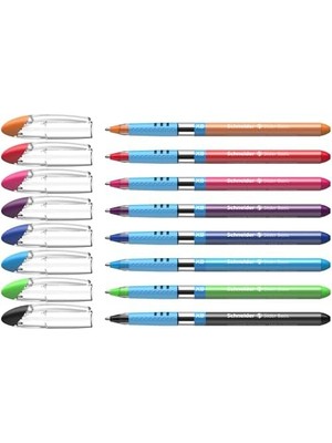 Skygo Slider Basic Tükenmez Kalem, Yumuşak Sap ve Çizgi Kalınlığına Sahip Kapaklı Model