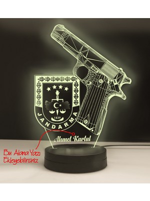 Normadia Şık LED Gece Lambası, Güçlü ve Renkli Işıklandırma, Uzun Ömürlü Tasarım