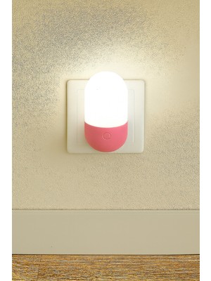 Normadia Iki Renkli Gece Lambası, Günışığı ve Beyaz LED ile Sıcak Atmosfer