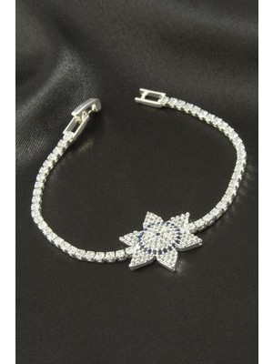 DS LLC Yıldız Zirkon Taşlı Çocuk Bileklik 16 cm DLLSRSBJ34